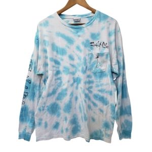 Salt Life Tie Dye Long Sleeve T Shirt Mens Medium